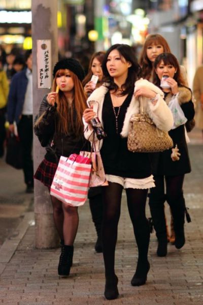 Girls on the Streets of Japan