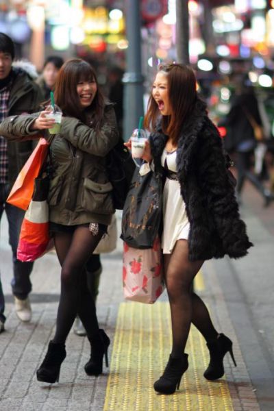 Girls on the Streets of Japan