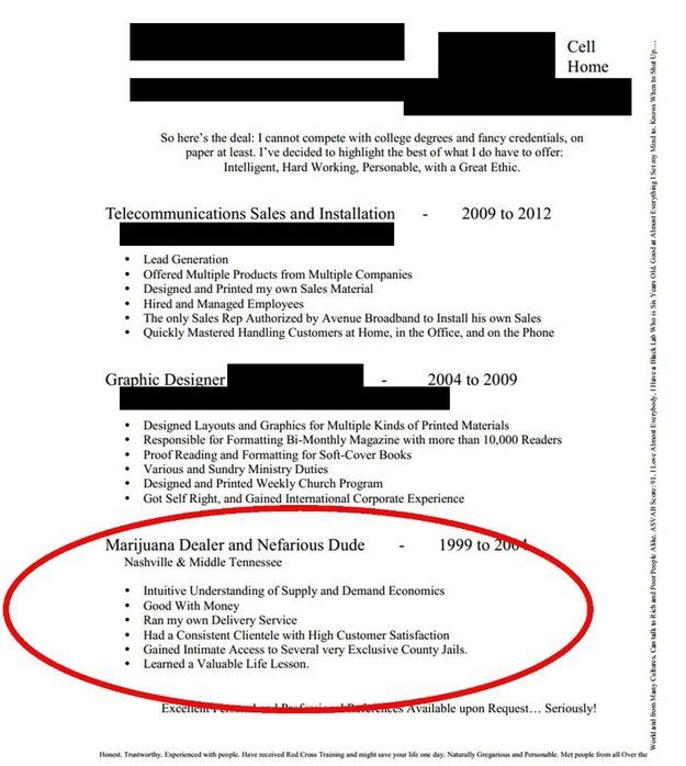 Hilarious Real Resumes Actually Received by Companies