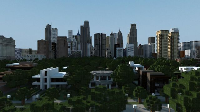 Magnificent Minecraft City Renderings