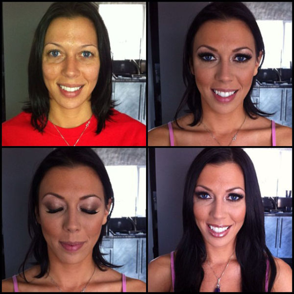 Porn Stars Before And After Their Makeup Makeover 93 Pics