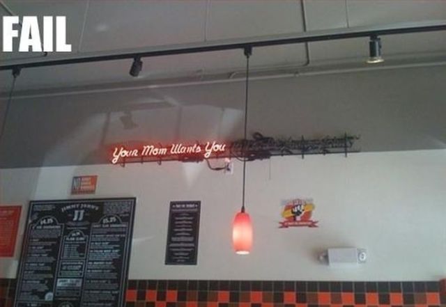 Neon Sign Fails Produce Hilarious and Unfortunate Messaging