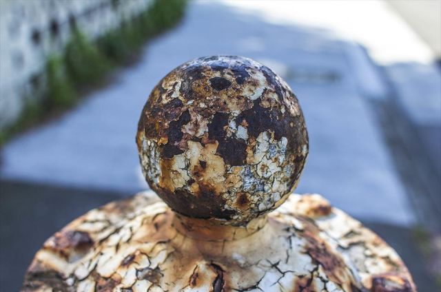 Rusty Fire Hydrants Transformed into Perfect Planets