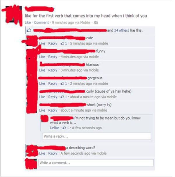 The Dumbest Facebook Posts and Comments