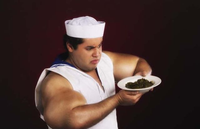A Living Incarnation of “Popeye the Sailor Man”