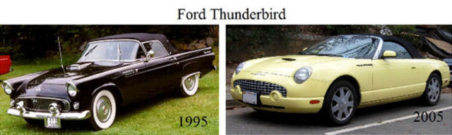 Car Models Back Then and Today