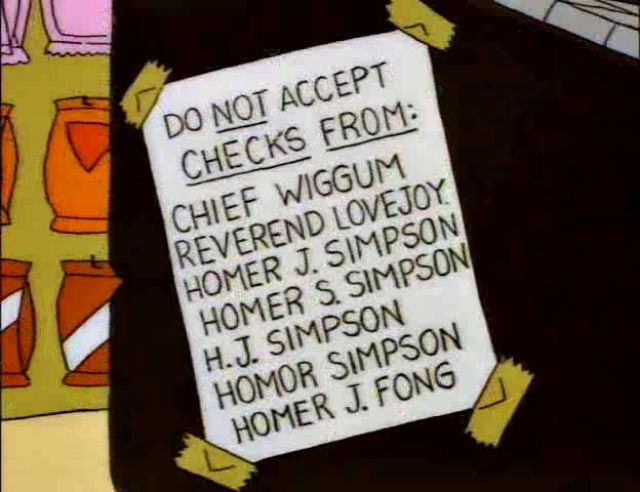 Hilarious Background Jokes Seen on “The Simpsons”