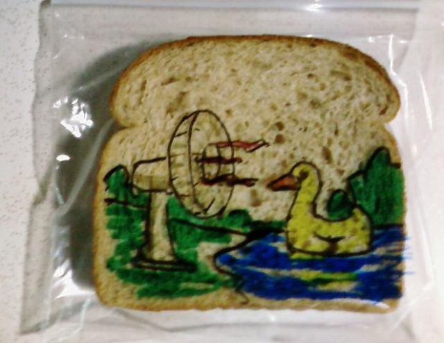 This Cool Dad Adds a Special Touch to His Son’s School Lunch