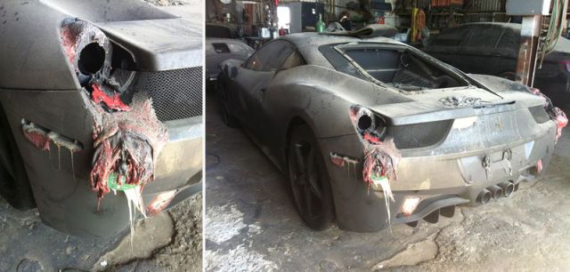 Expensive Luxury Vehicles Go Up in Flames
