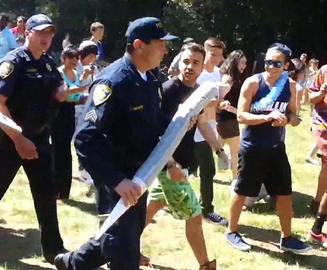Gigantic Joint Confiscated at Santa Cruz Rally