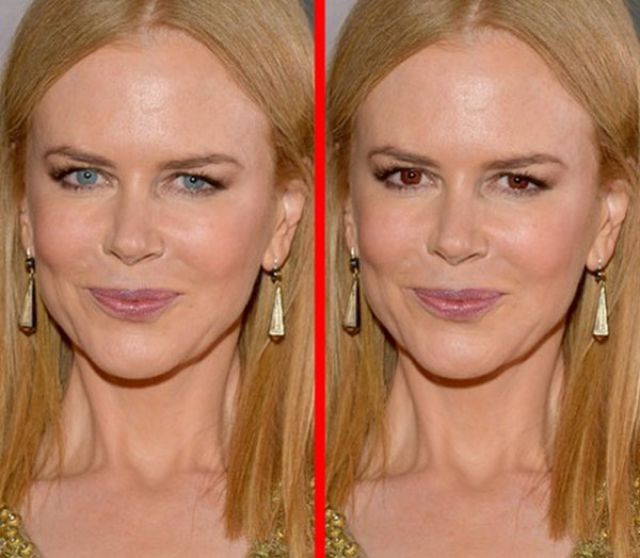 Famous Faces Get a Quick Eye-Colour Swop