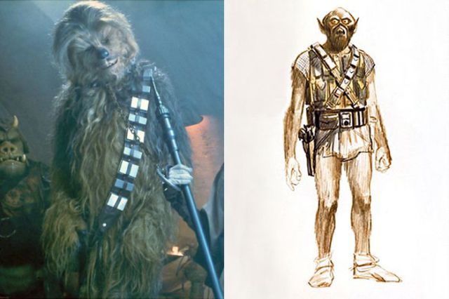 Original Concept Art Representing Iconic Movie Characters