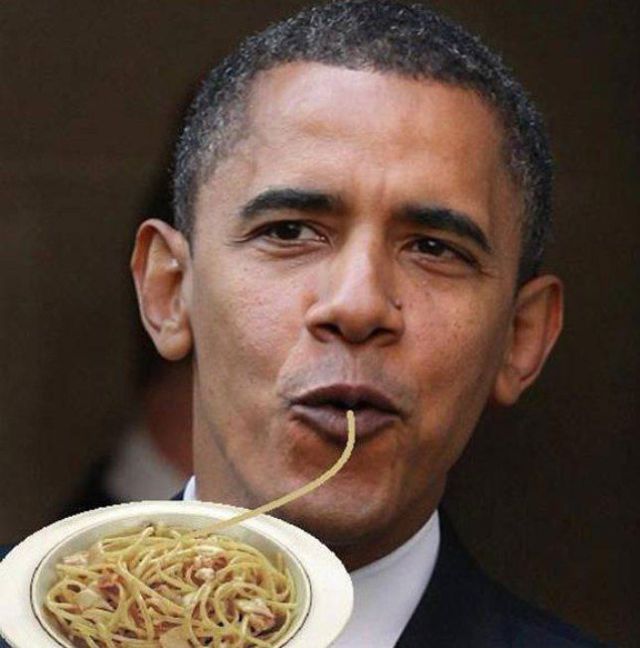 An Amusing Spaghetti and Duck Face Mash Up