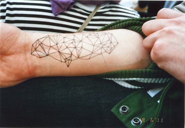 Attractively Angular Geometric Tattoos