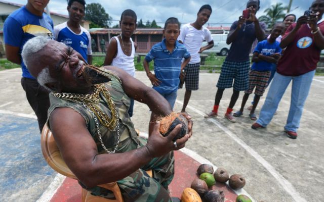 A Real-Life Coconut Peeler