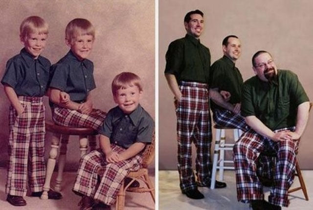 Oddly Terrifying Family Photo Re-creations