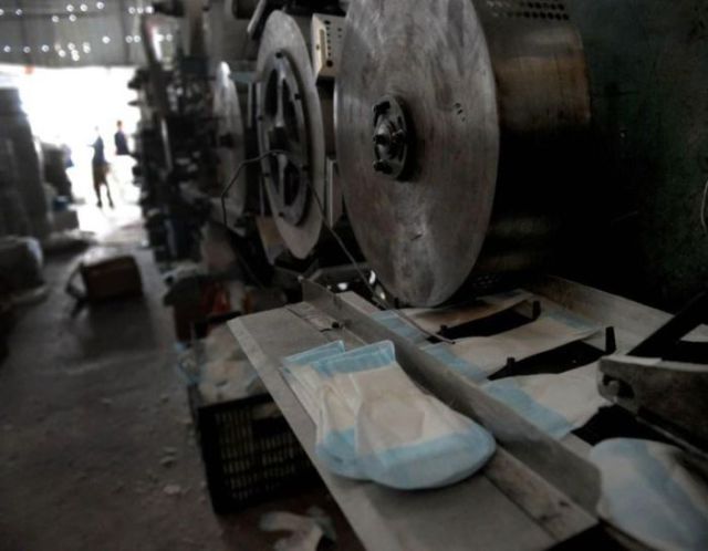 Illegal Chinese Production of Sanitary Pads Busted by Police