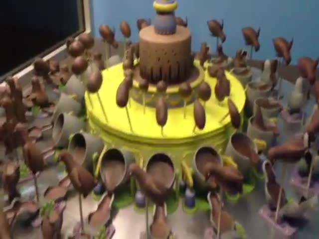 Beautiful Chocolate Creation with an Awesome Surprise 