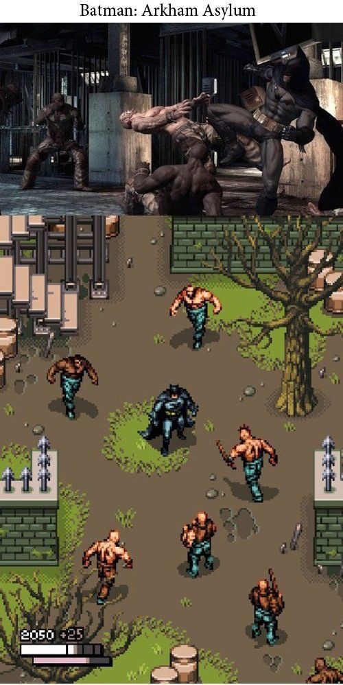 If Modern Day Video Games Were Made in Old School Style