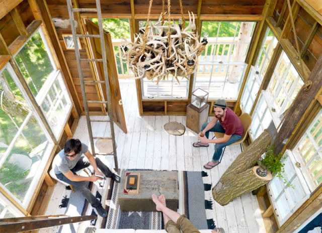 A Fun and Functional Treehouse for Adults