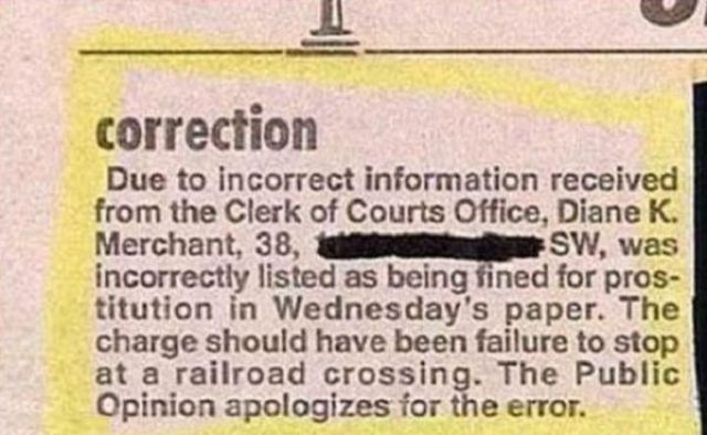 A Collection of Funny Stuff Written in Newspapers