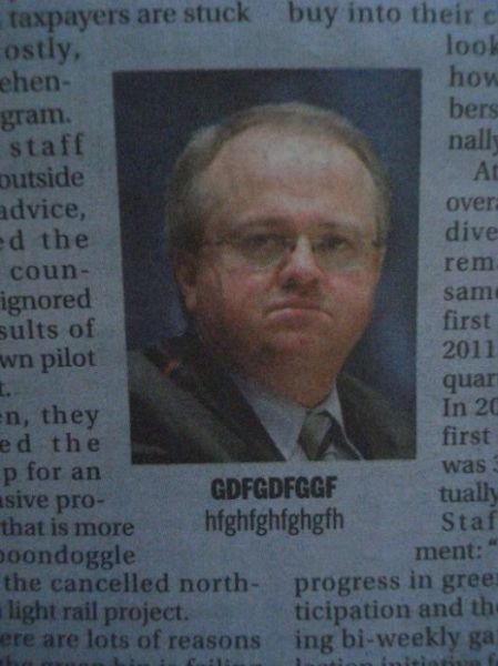 A Collection of Funny Stuff Written in Newspapers