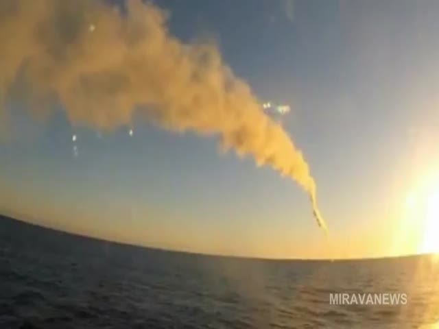 Norwegian Navy Destroys an Old Vessel with an Anti-Ship Missile 