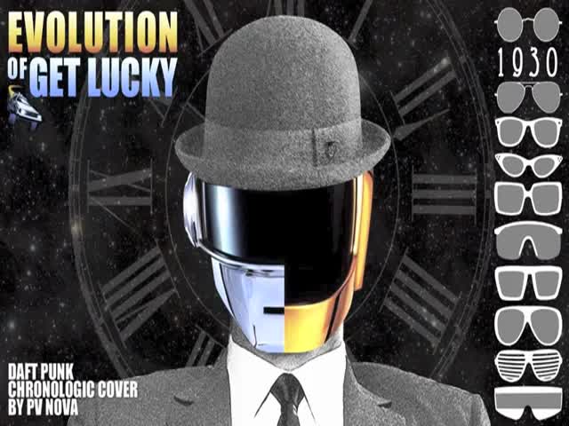 Evolution of Daft Punk’s ‘Get Lucky’ - from 1920 to 2020 