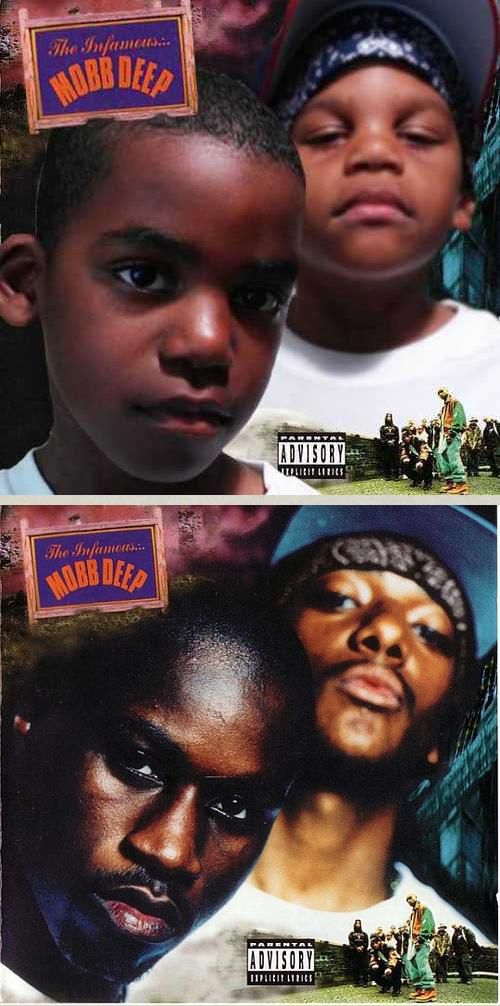 A Dad Does Awesome Recreations of Album Covers Using His Son