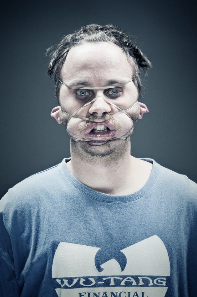 Bizarre Photo Project with Rubber Bands