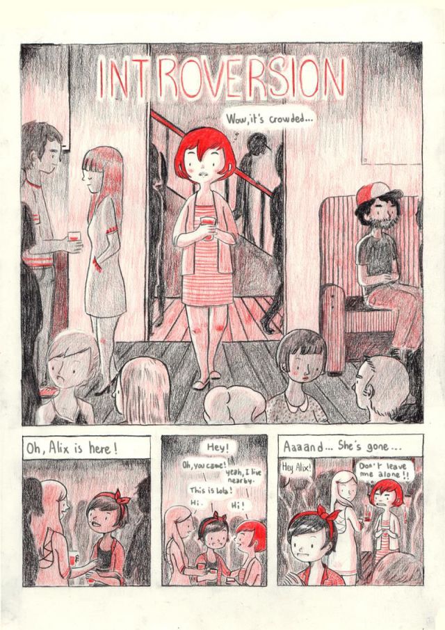Comic Strip Goes Inside the Life of an Introvert