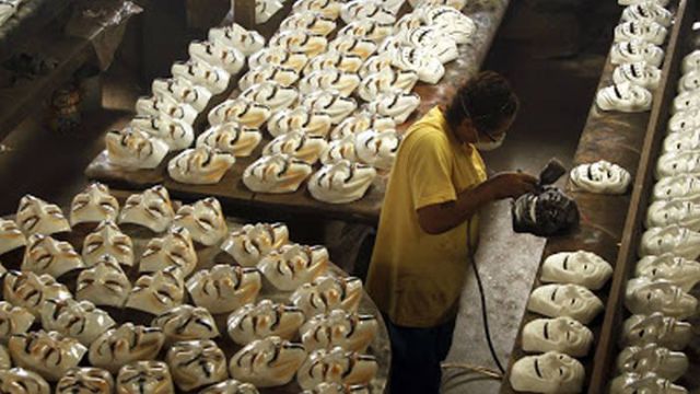 How Guy Fawkes Masks Are Made