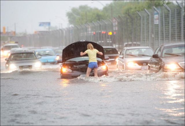 Extreme Flooding on the Streets of Toronto