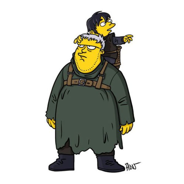 “Game of Thrones” Characters Get a “Simpson’s” Makeover