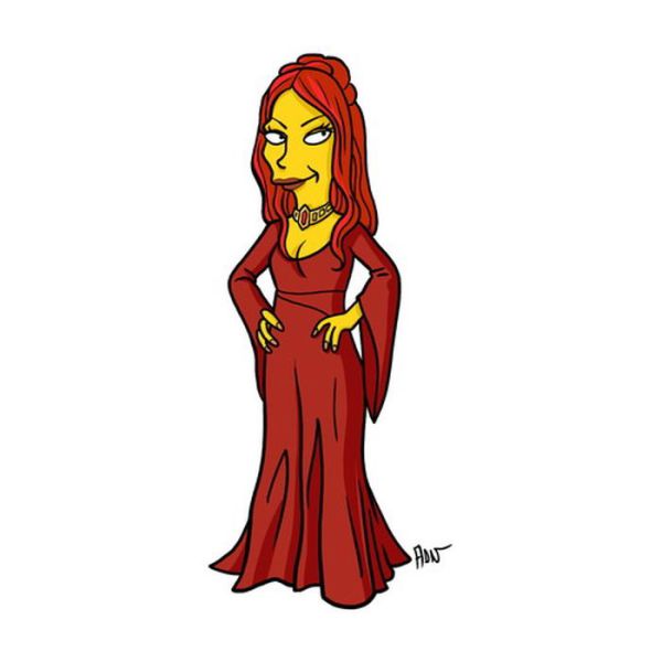 “Game of Thrones” Characters Get a “Simpson’s” Makeover