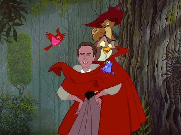 Nicholas Cage Is Pretty as a Disney Princess