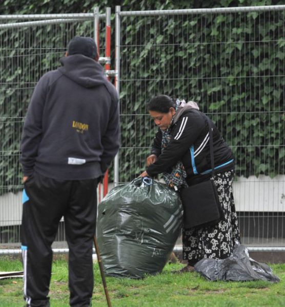 Romanian Gypsies Turn UK Streets into a Filthy Mess