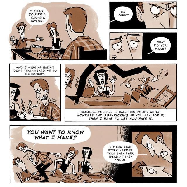 Humorous Comic Strip About Life as a Teacher