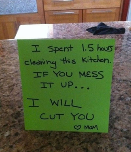Amusing Notes from Parents who See the Funny Side of Life Amusing Notes from Parents who See the Funny Side of Life