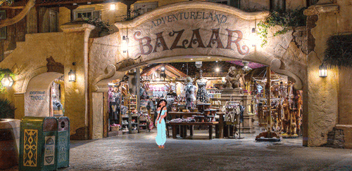 Disney Characters Visit Actual Disney Theme Parks in Real Life