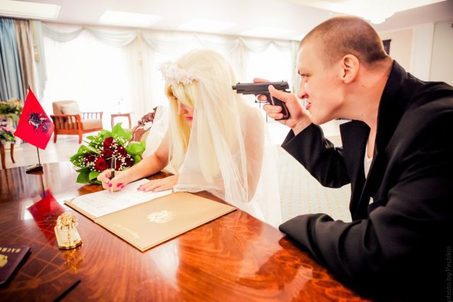 Russian Couple’s Weird and Slightly Wacky Wedding