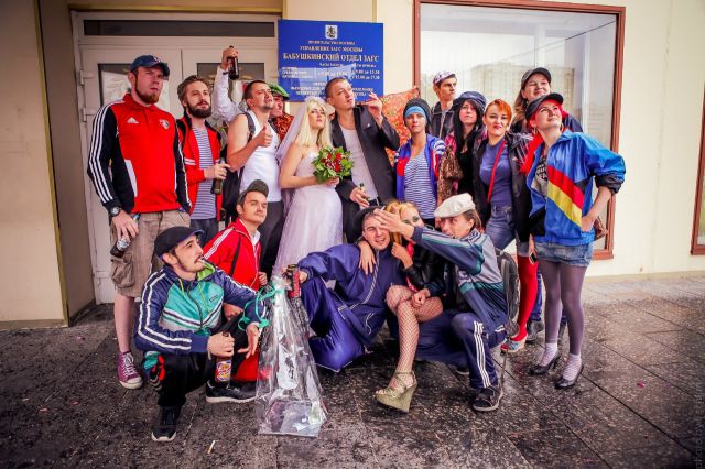 Russian Couple’s Weird and Slightly Wacky Wedding