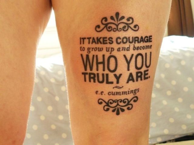 Tattooed Text Art That’s Truly Terrific