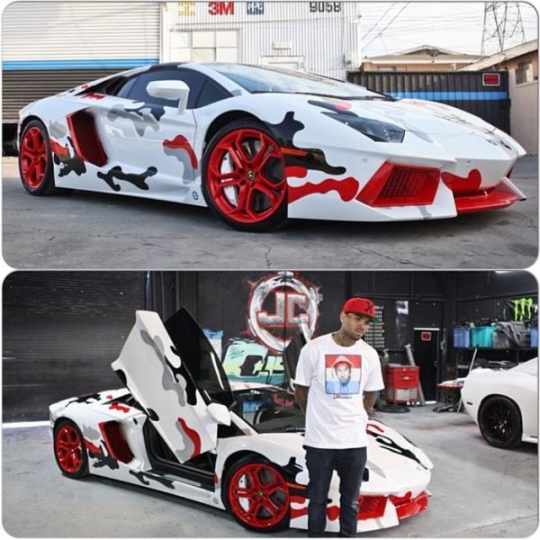 Chris Brown’s Radically Customised Lamborghini Aventador