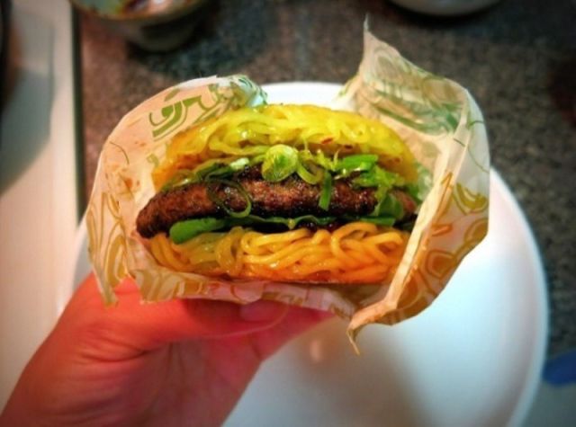 A Delicious Clash of Tastes in the New “Ramen Burger”