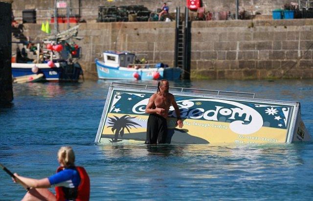 A Day at the Beach Ends Badly for This Poor Guy…