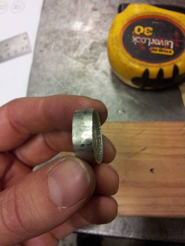 Unique Hand-Made “Coin Rings”