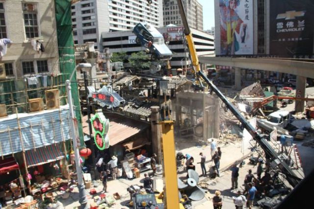 An Inside Look at the “Transformers” Movie Set