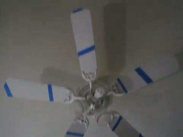 Step 1: Put Some Tape on Your Ceiling Fan. Step 2: Enjoy! 