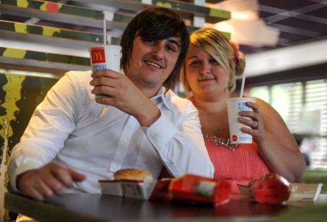 Couple’s Fast-Food Wedding Reception!